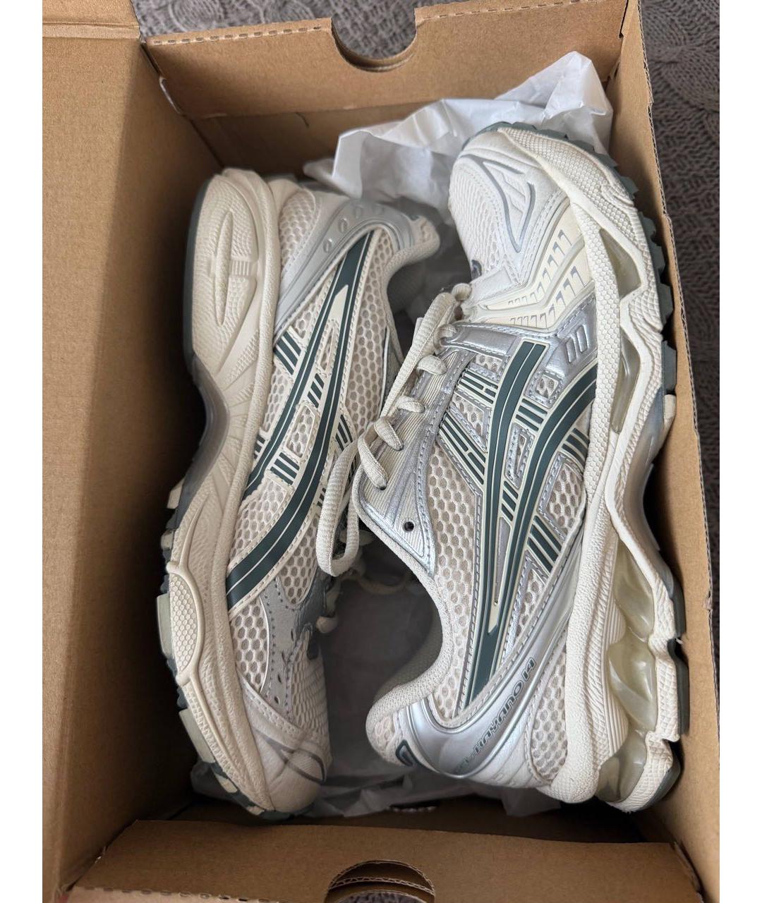 ASICS Белые текстильные кеды, фото 3