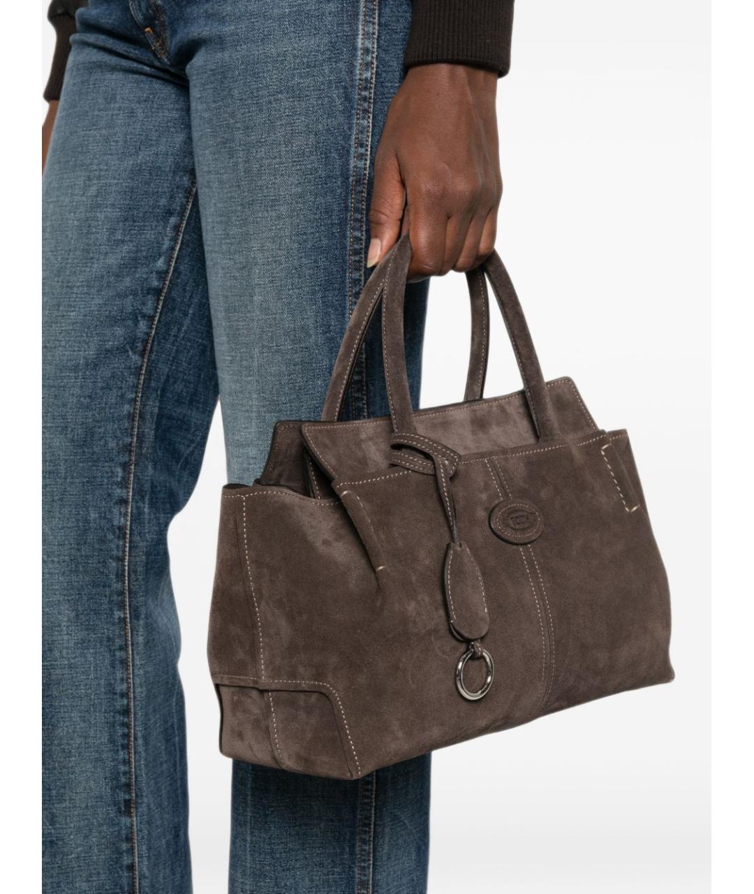TOD'S Коричневая сумка тоут, фото 5