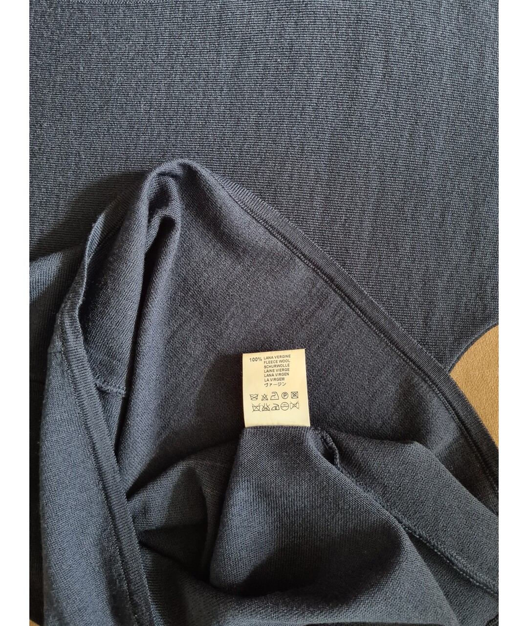 VALENTINO Темно-синий шерстяной джемпер / свитер, фото 6