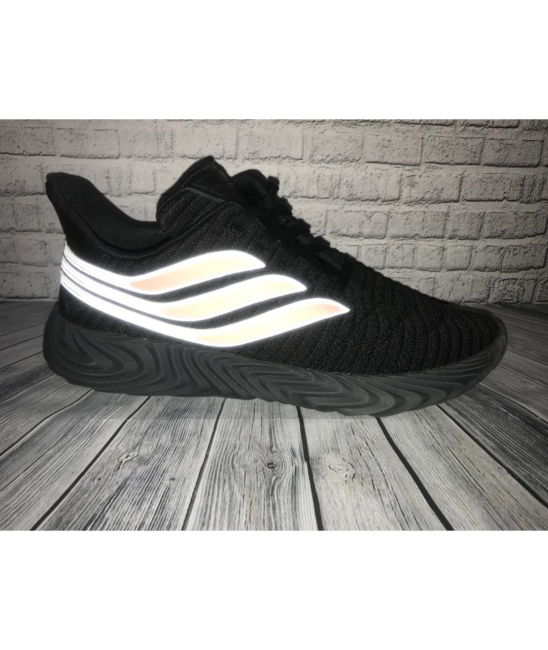ADIDAS Черные текстильные низкие кроссовки / кеды, фото 6