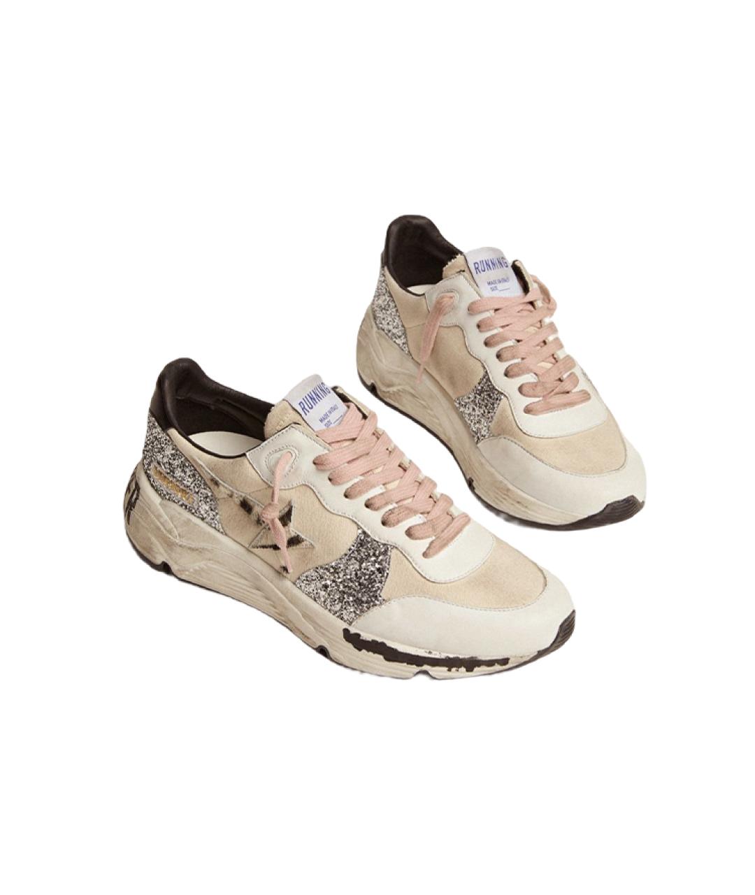 GOLDEN GOOSE Бежевые кроссовки, фото 3