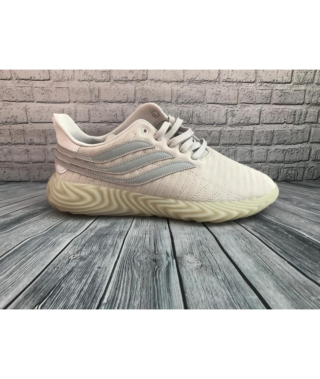 ADIDAS Серые замшевые низкие кроссовки / кеды, фото 4