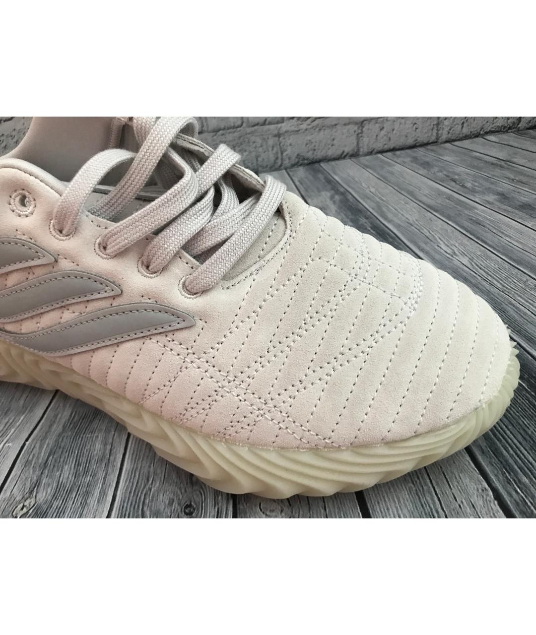 ADIDAS Серые замшевые низкие кроссовки / кеды, фото 5
