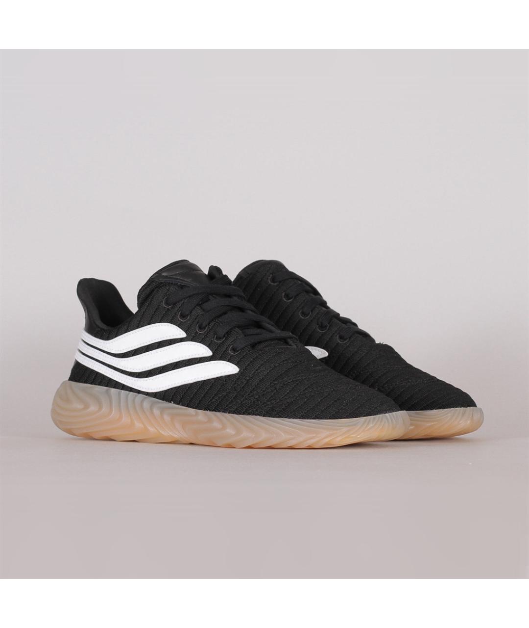 ADIDAS Черные текстильные низкие кроссовки / кеды, фото 2