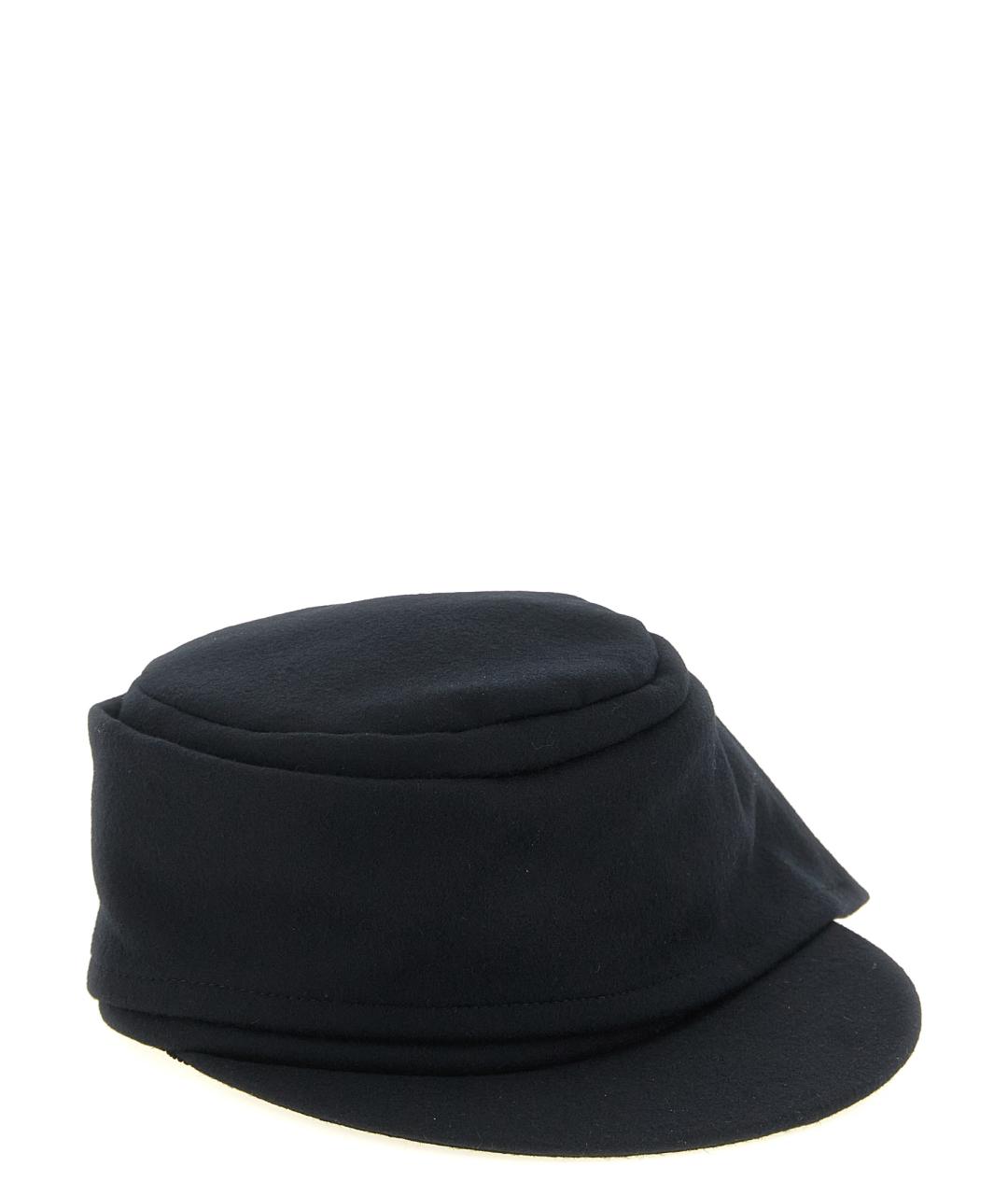 YOHJI YAMAMOTO Черная шляпа, фото 2