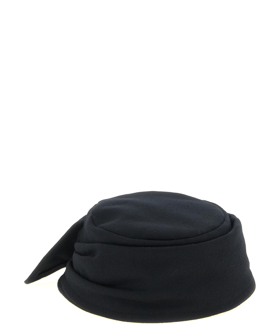 YOHJI YAMAMOTO Черная шляпа, фото 3
