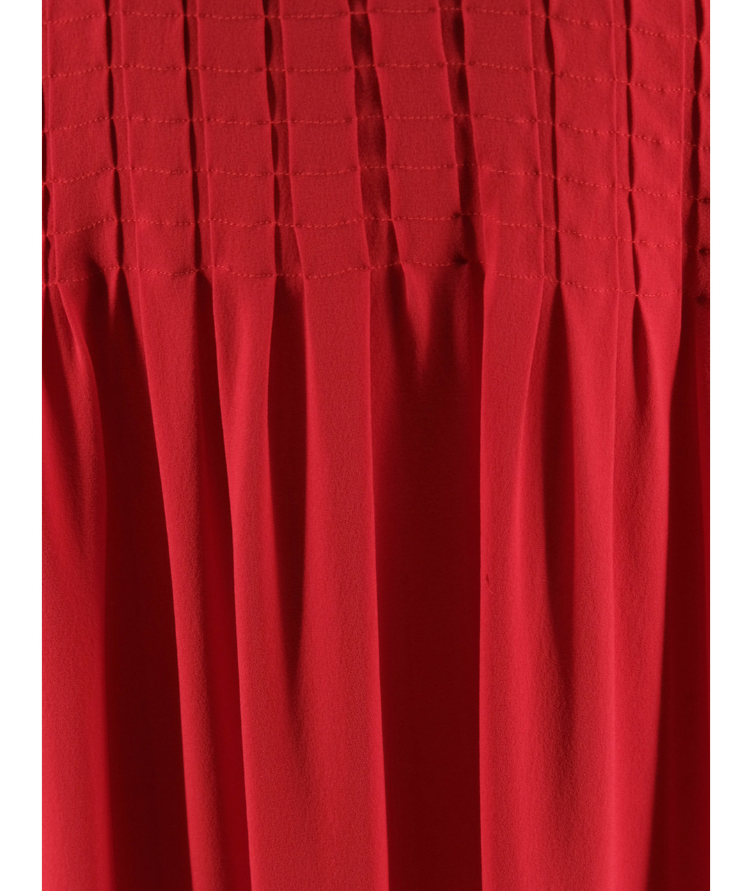 MICHAEL KORS Красное шелковое повседневное платье, фото 4
