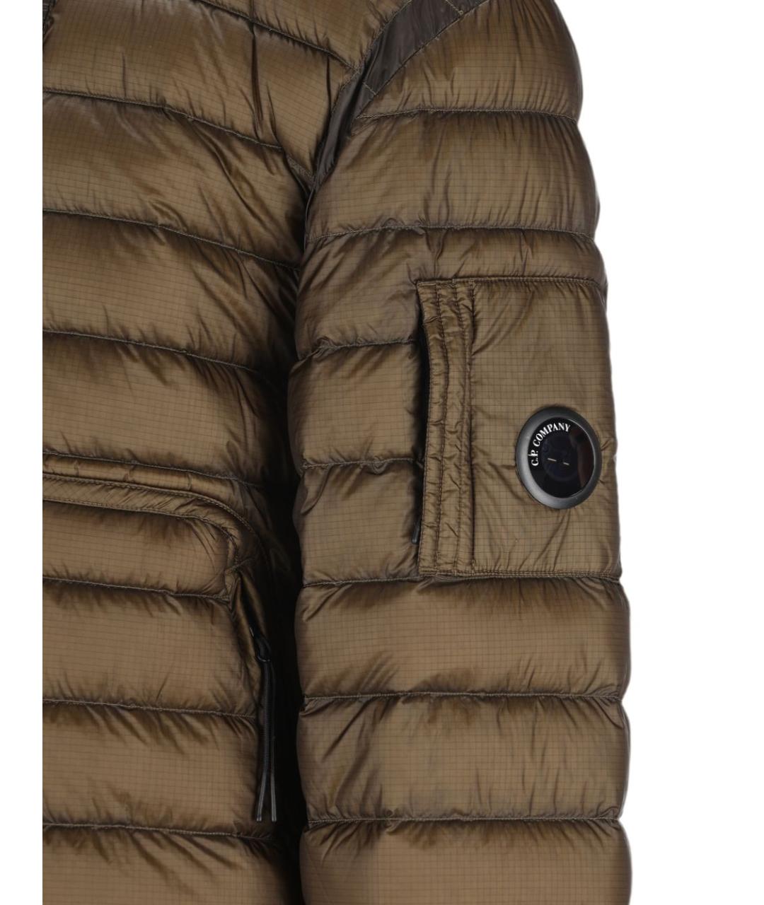 CP COMPANY Зеленый полиамидовый пуховик, фото 2