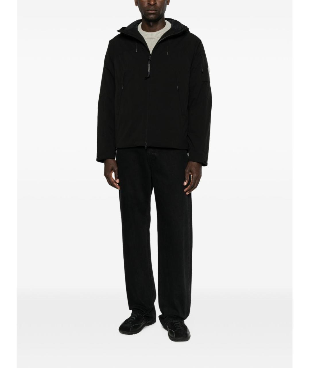 CP COMPANY Черная полиэстеровая куртка, фото 2
