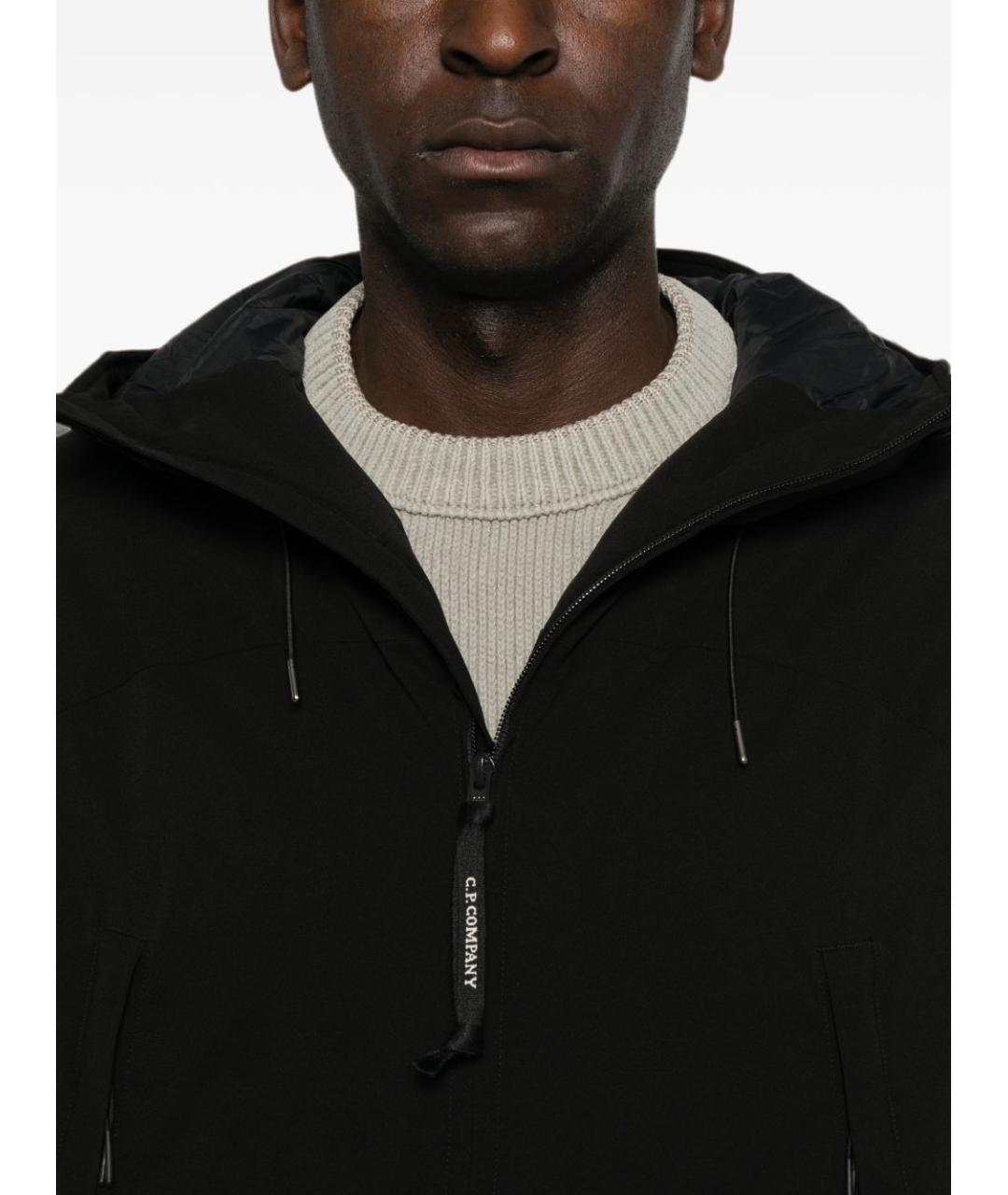 CP COMPANY Черная полиэстеровая куртка, фото 3