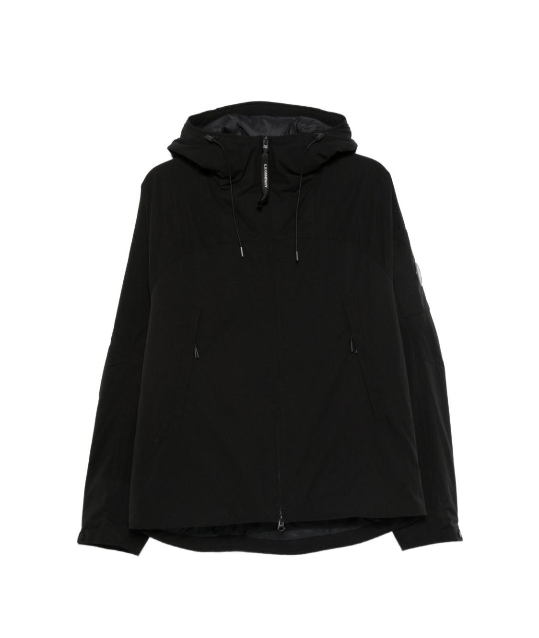 CP COMPANY Черная полиэстеровая куртка, фото 1