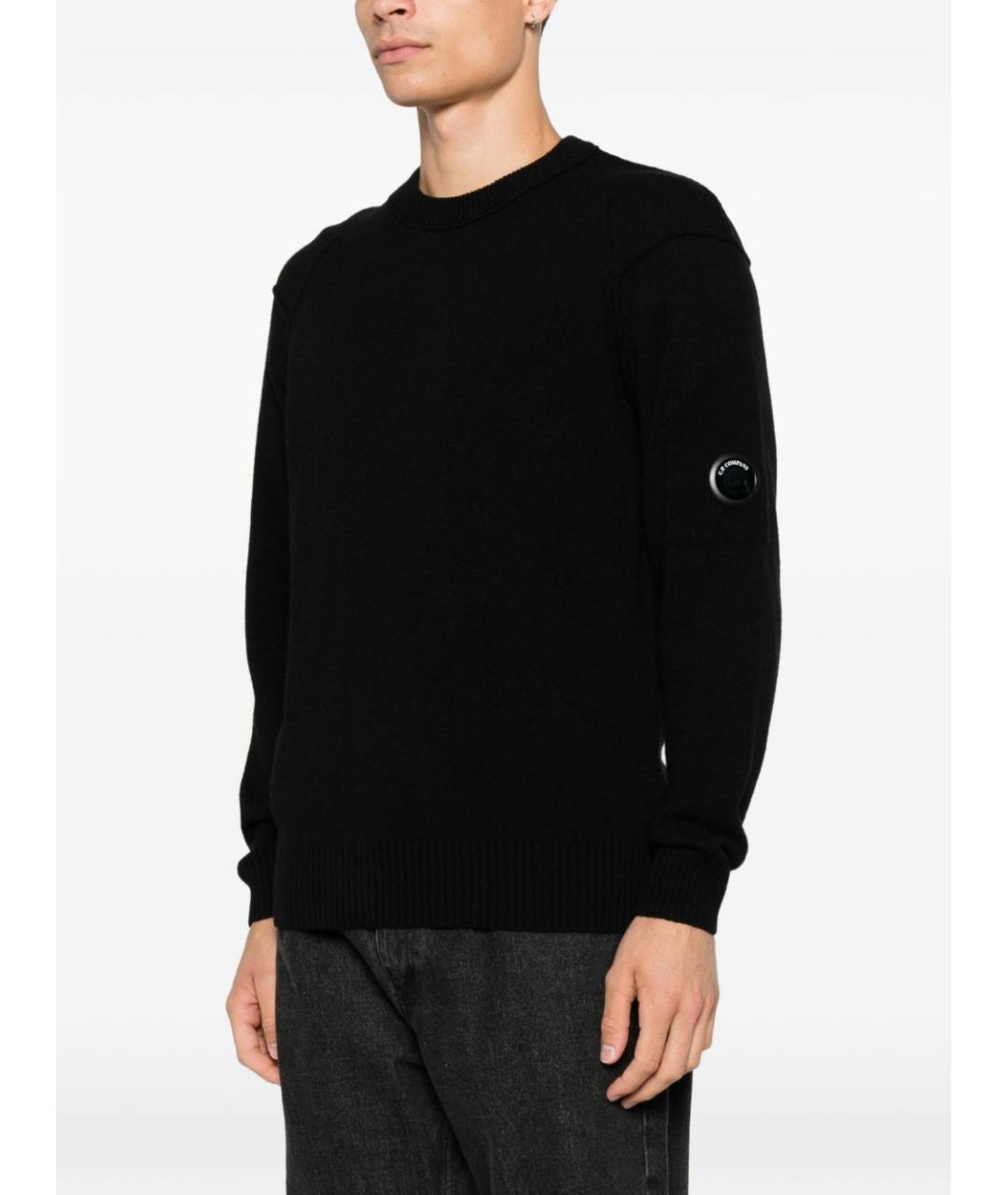 CP COMPANY Черный шерстяной джемпер / свитер, фото 2