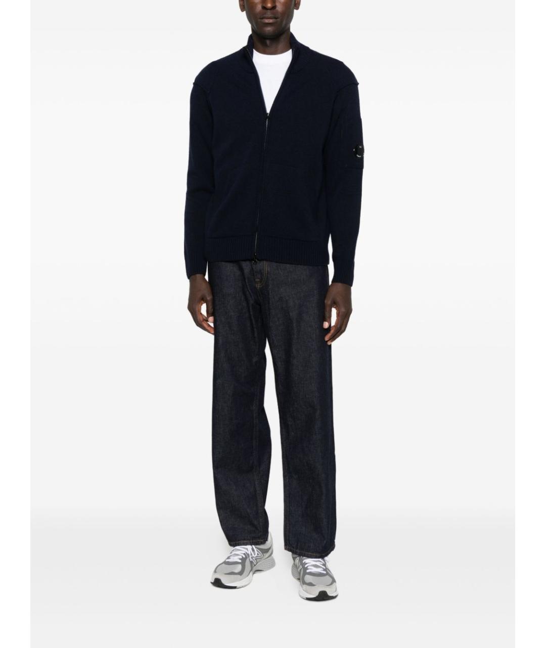 CP COMPANY Синий шерстяной джемпер / свитер, фото 3