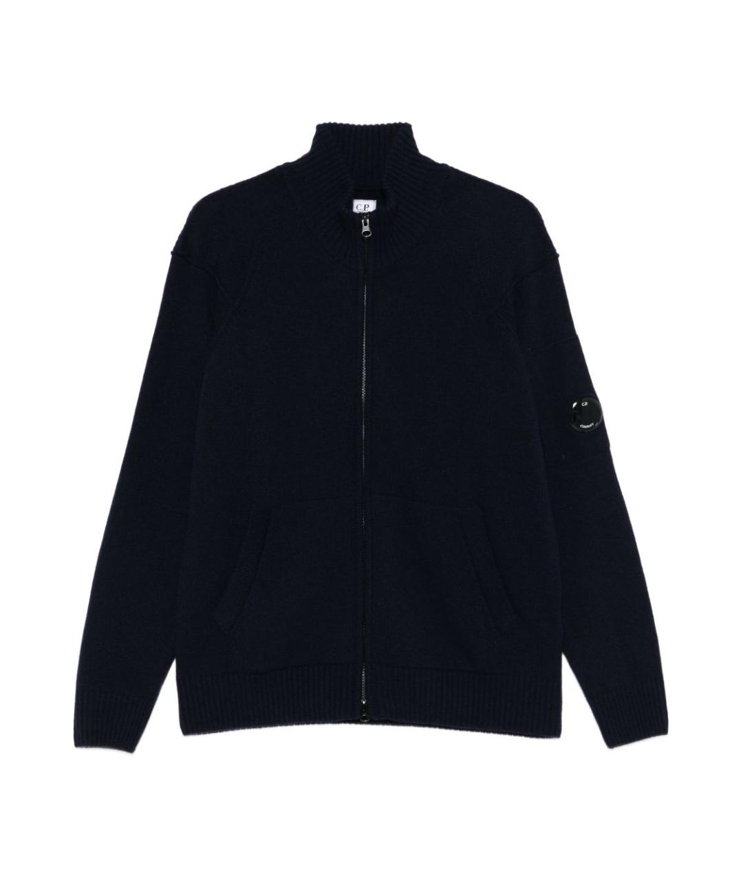 CP COMPANY Синий шерстяной джемпер / свитер, фото 1