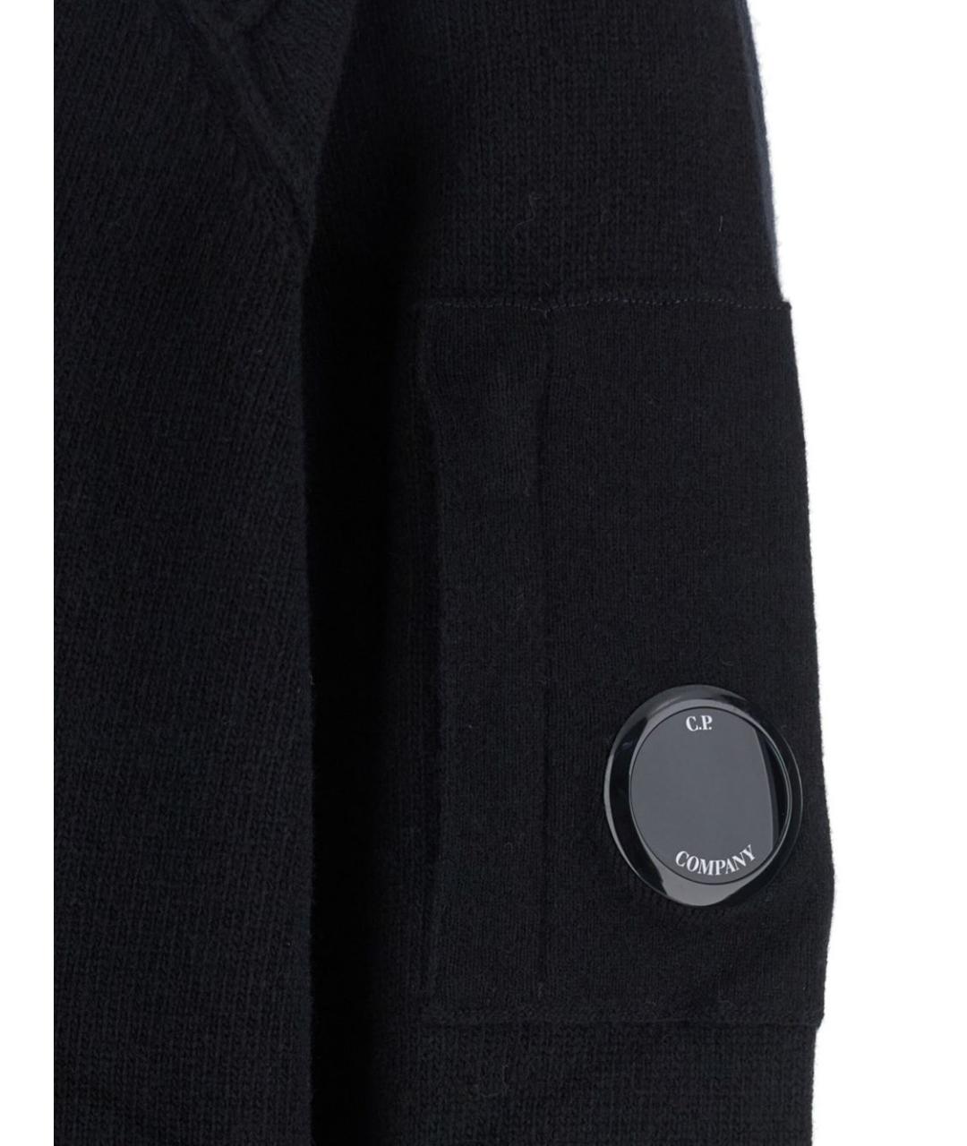 CP COMPANY Черный шерстяной джемпер / свитер, фото 3