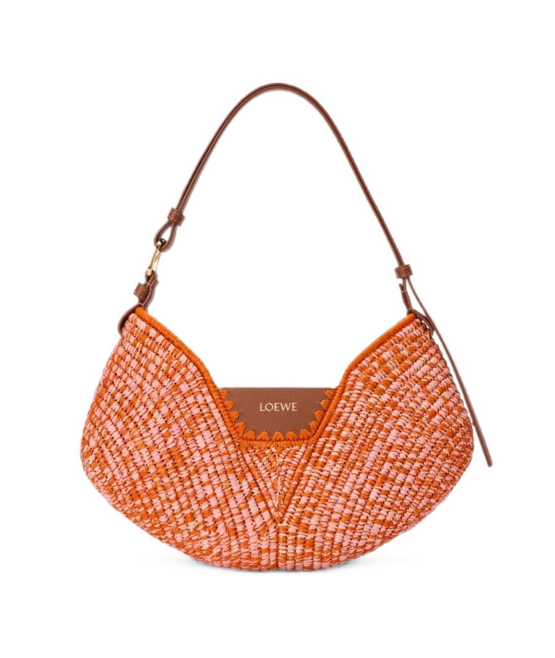 LOEWE Оранжевая сумка тоут, фото 1