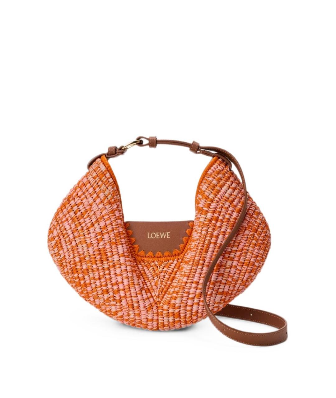 LOEWE Оранжевая сумка тоут, фото 3