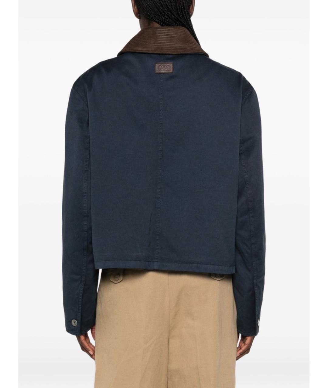 LOEWE Синяя полиэстеровая куртка, фото 3