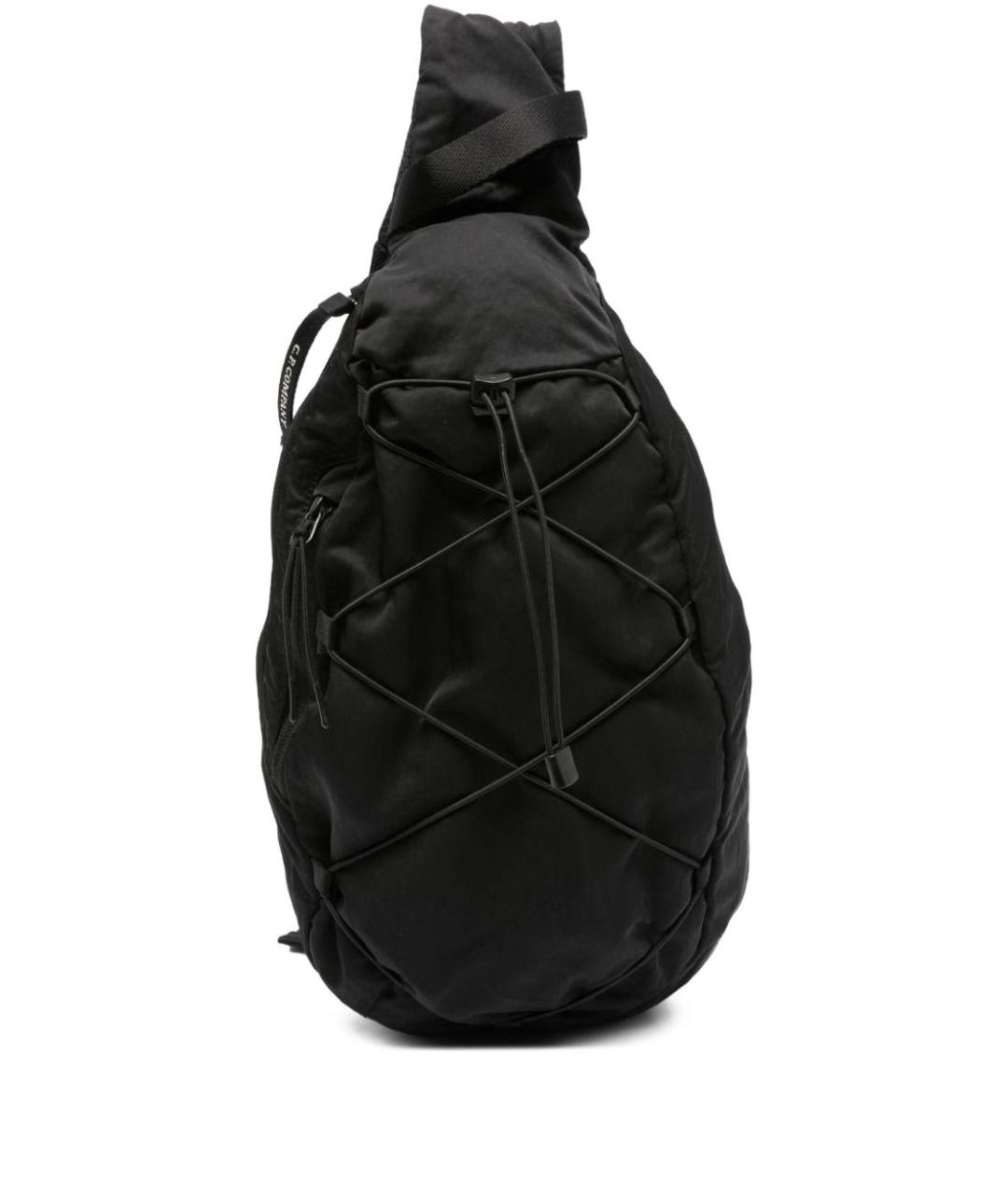 CP COMPANY Черный нейлоновый рюкзак, фото 1