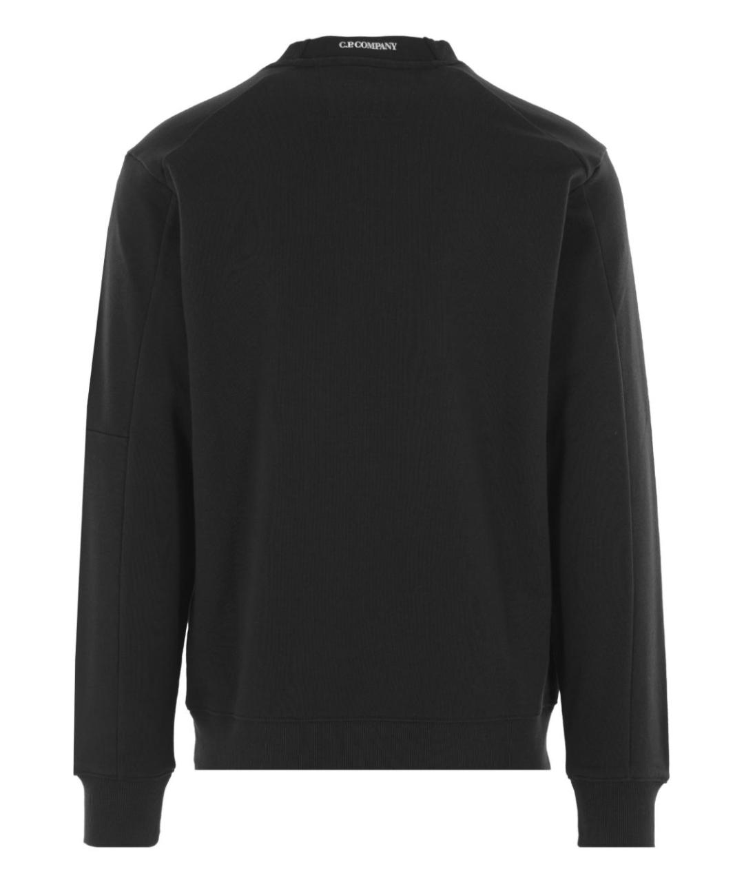 CP COMPANY Черный хлопковый джемпер / свитер, фото 2