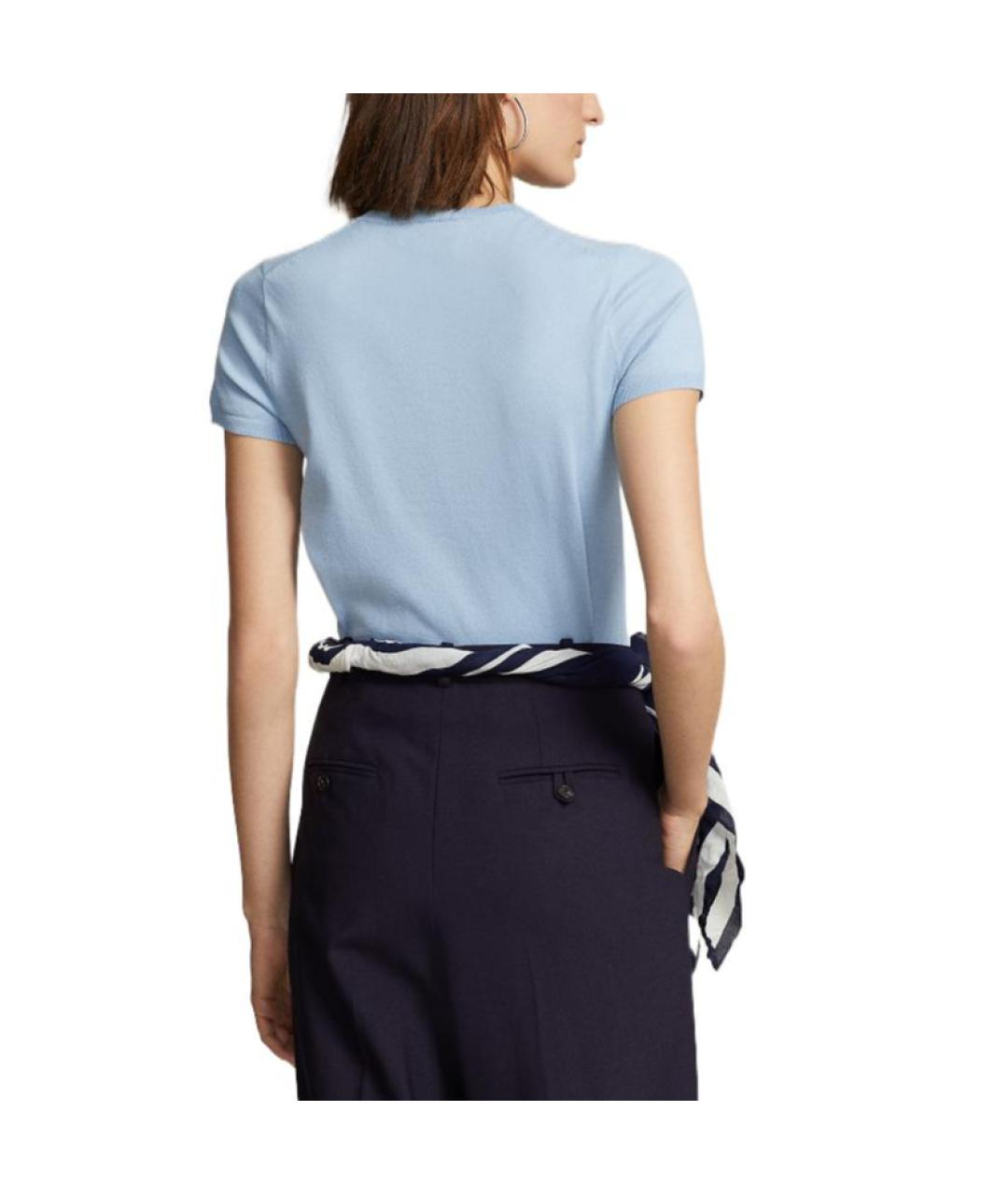 POLO RALPH LAUREN Голубой джемпер / свитер, фото 4