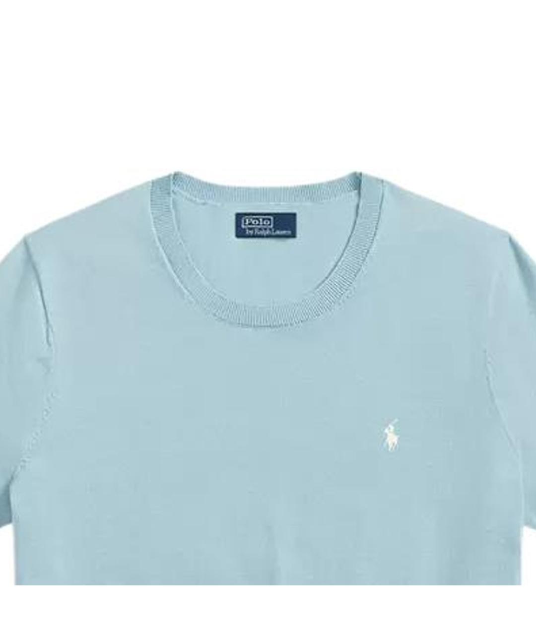 POLO RALPH LAUREN Голубой джемпер / свитер, фото 5