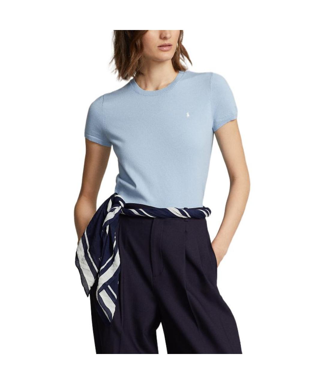 POLO RALPH LAUREN Голубой джемпер / свитер, фото 3
