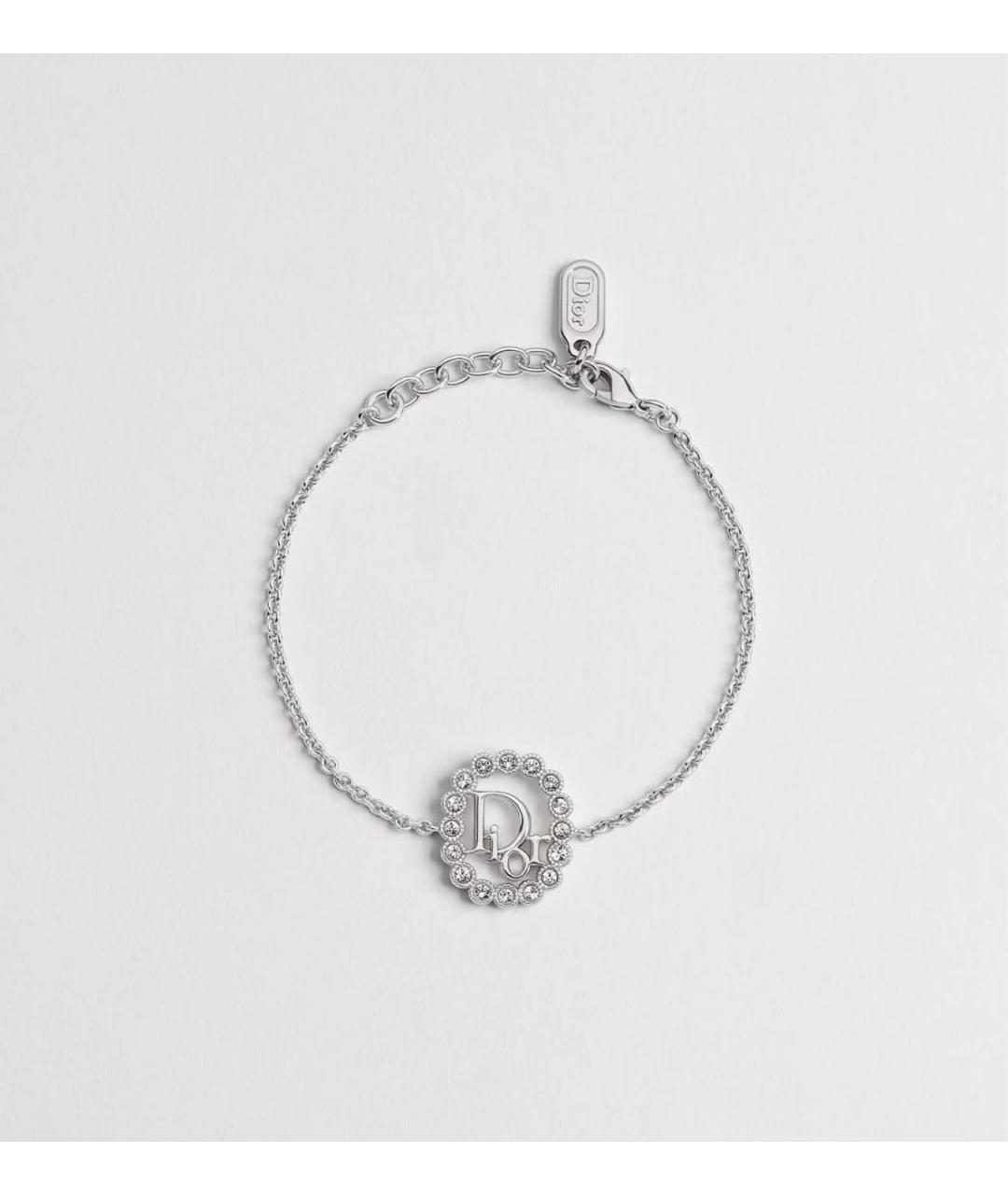CHRISTIAN DIOR Серебряный металлический браслет, фото 3