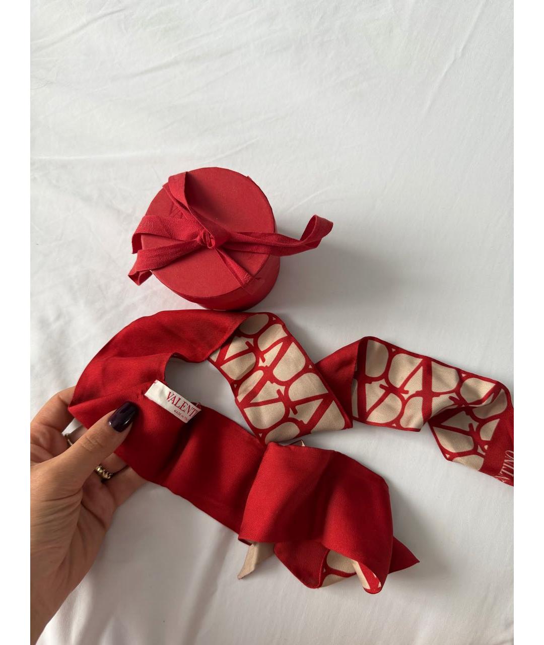 VALENTINO Бордовая повязка, фото 2