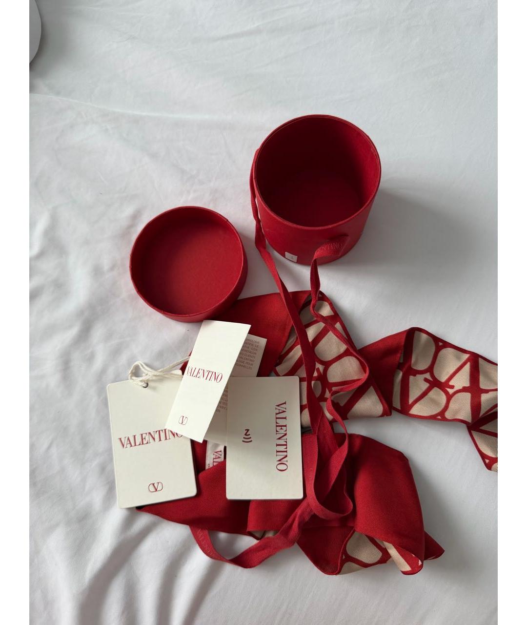 VALENTINO Бордовая повязка, фото 3