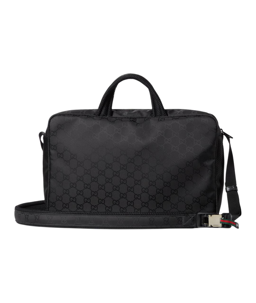GUCCI Черная нейлоновая сумка на плечо, фото 4
