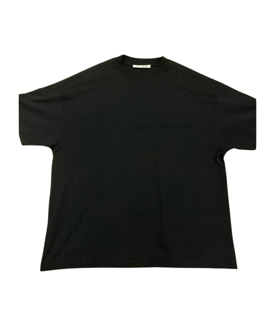 FEAR OF GOD ESSENTIALS Черная хлопковая футболка, фото 1