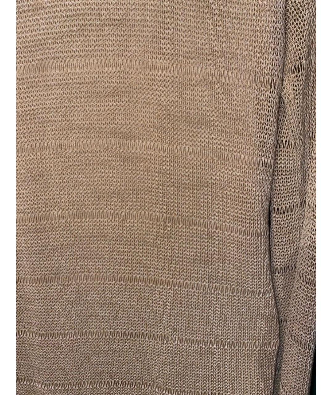 RAG & BONE Золотое хлопковое коктейльное платье, фото 5