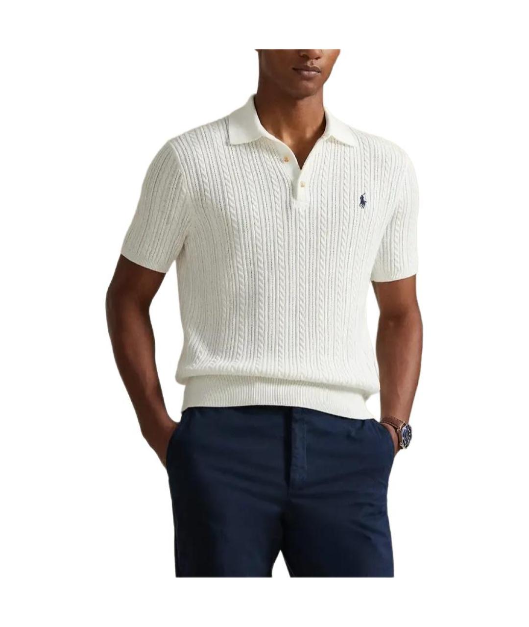 POLO RALPH LAUREN Белый джемпер / свитер, фото 3