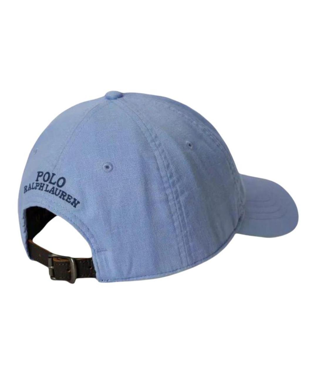 POLO RALPH LAUREN Голубая кепка/бейсболка, фото 2