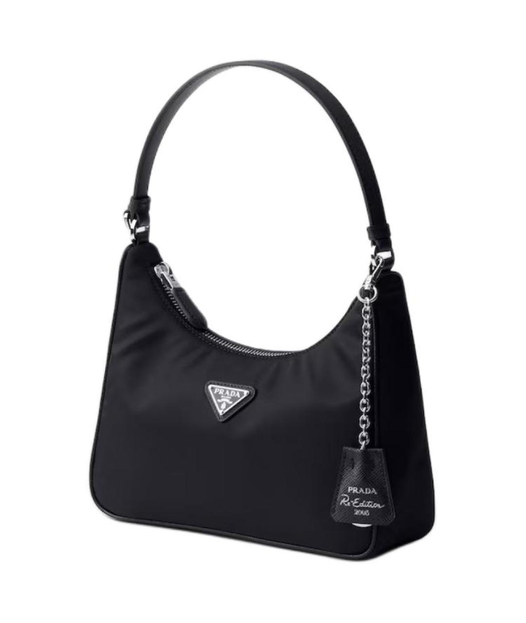 PRADA Черная нейлоновая сумка через плечо, фото 2