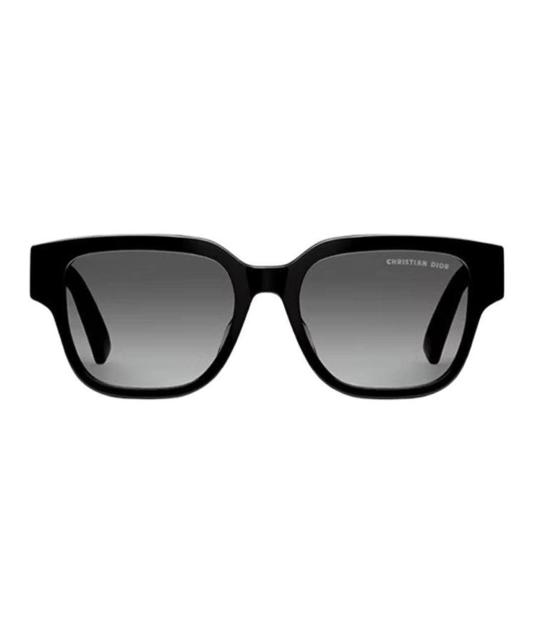 CHRISTIAN DIOR Черные пластиковые солнцезащитные очки, фото 2