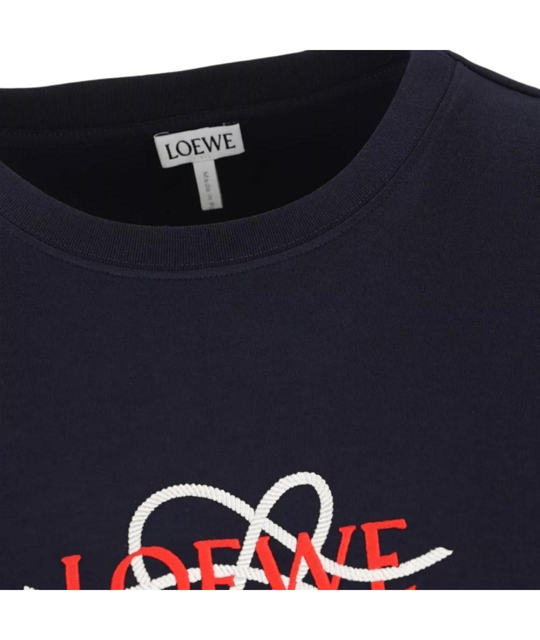 LOEWE Синяя футболка, фото 3