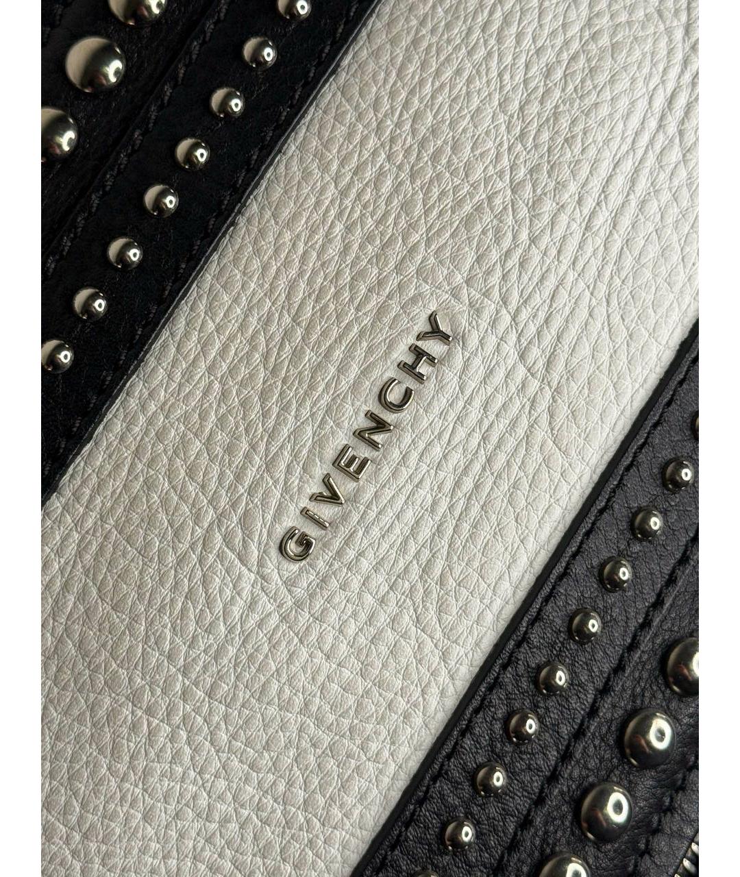 GIVENCHY Черная кожаная сумка через плечо, фото 4