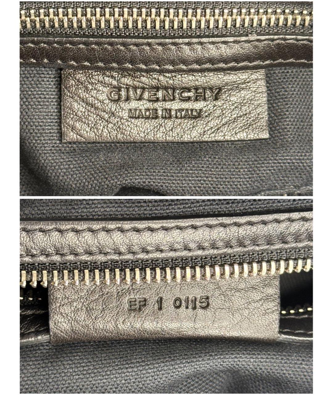 GIVENCHY Черная кожаная сумка через плечо, фото 8