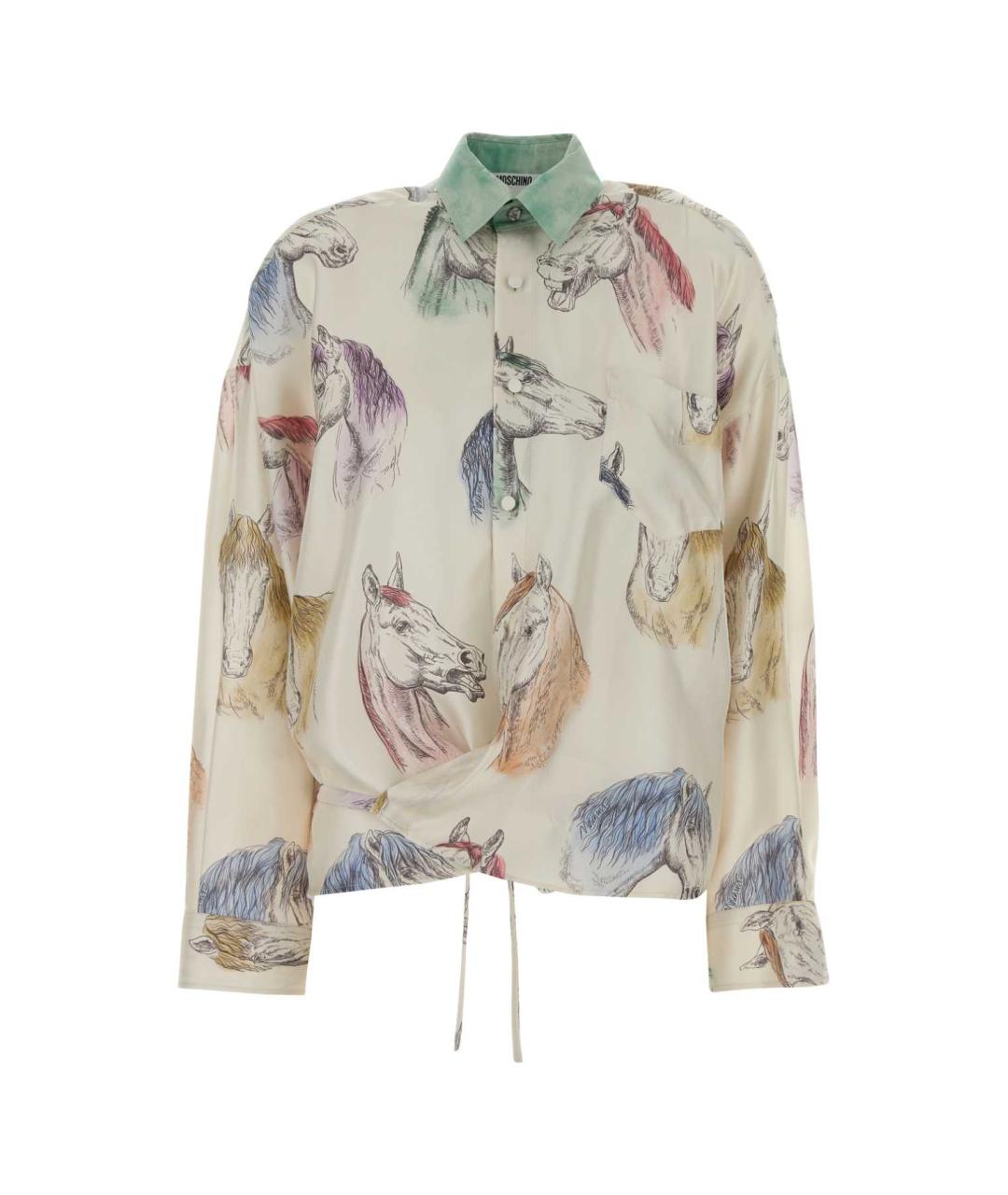MOSCHINO Мульти рубашка, фото 1