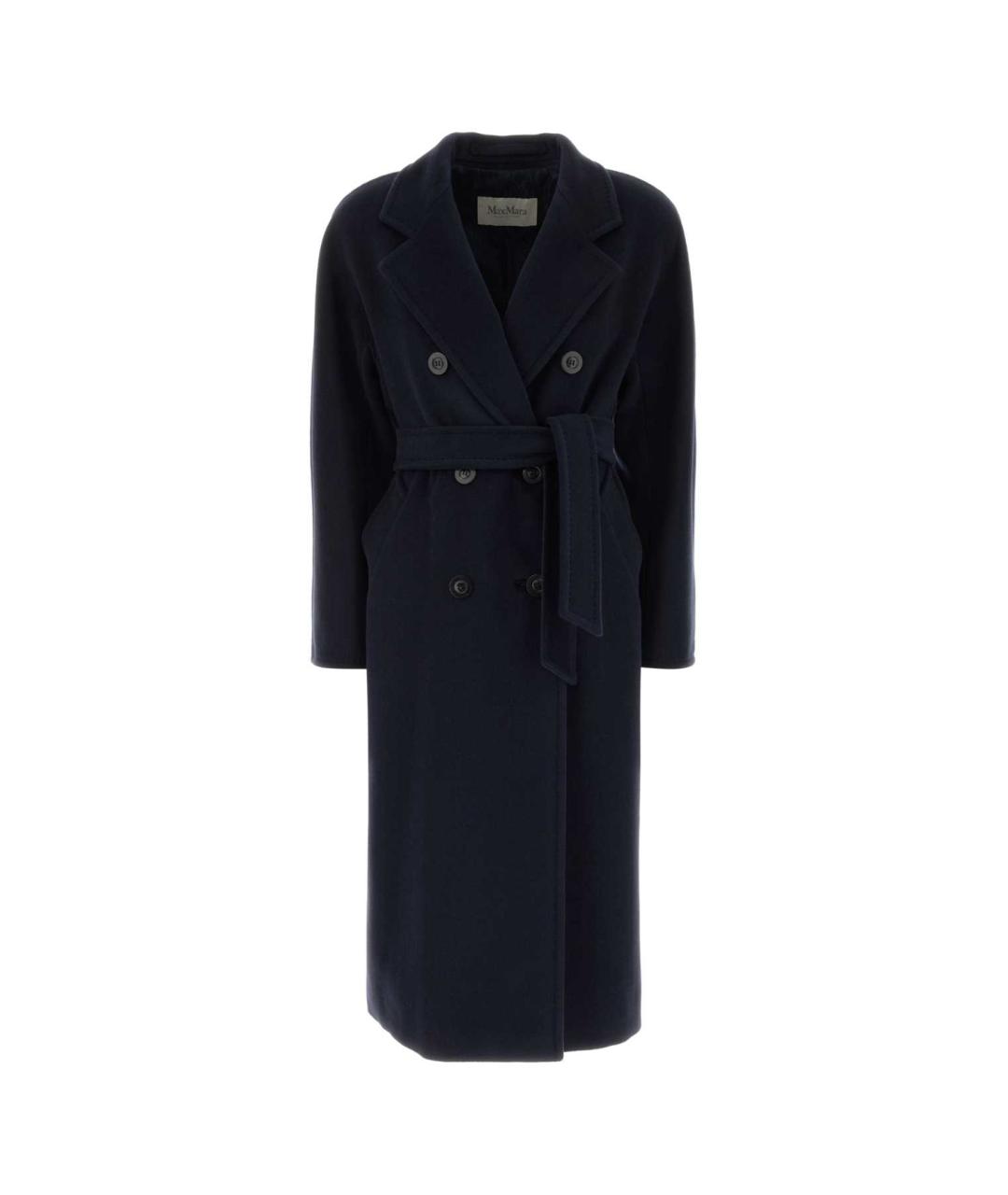 MAX MARA Синее шерстяное пальто, фото 1