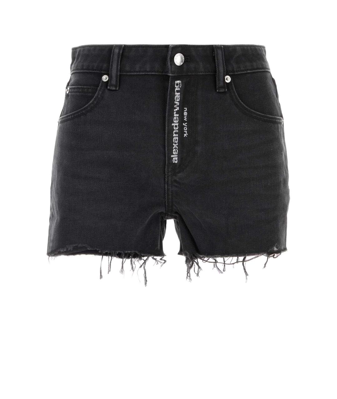 ALEXANDER WANG Черные хлопковые шорты, фото 1