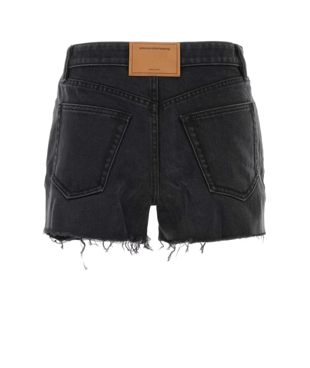 ALEXANDER WANG Черные хлопковые шорты, фото 2