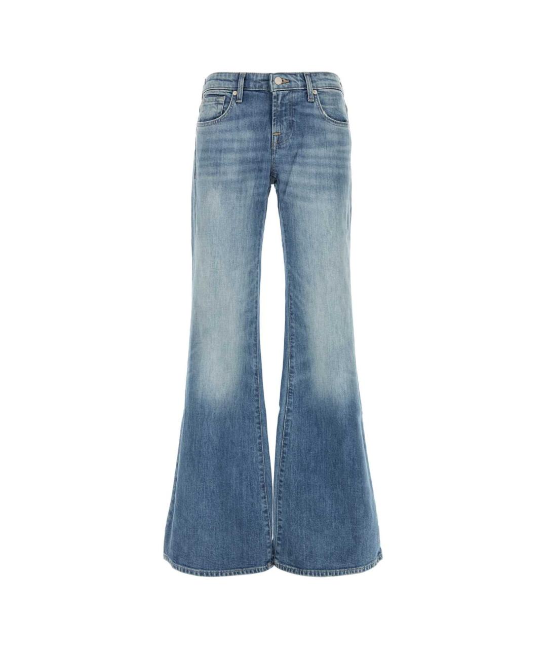 7 FOR ALL MANKIND Голубые джинсы клеш, фото 1