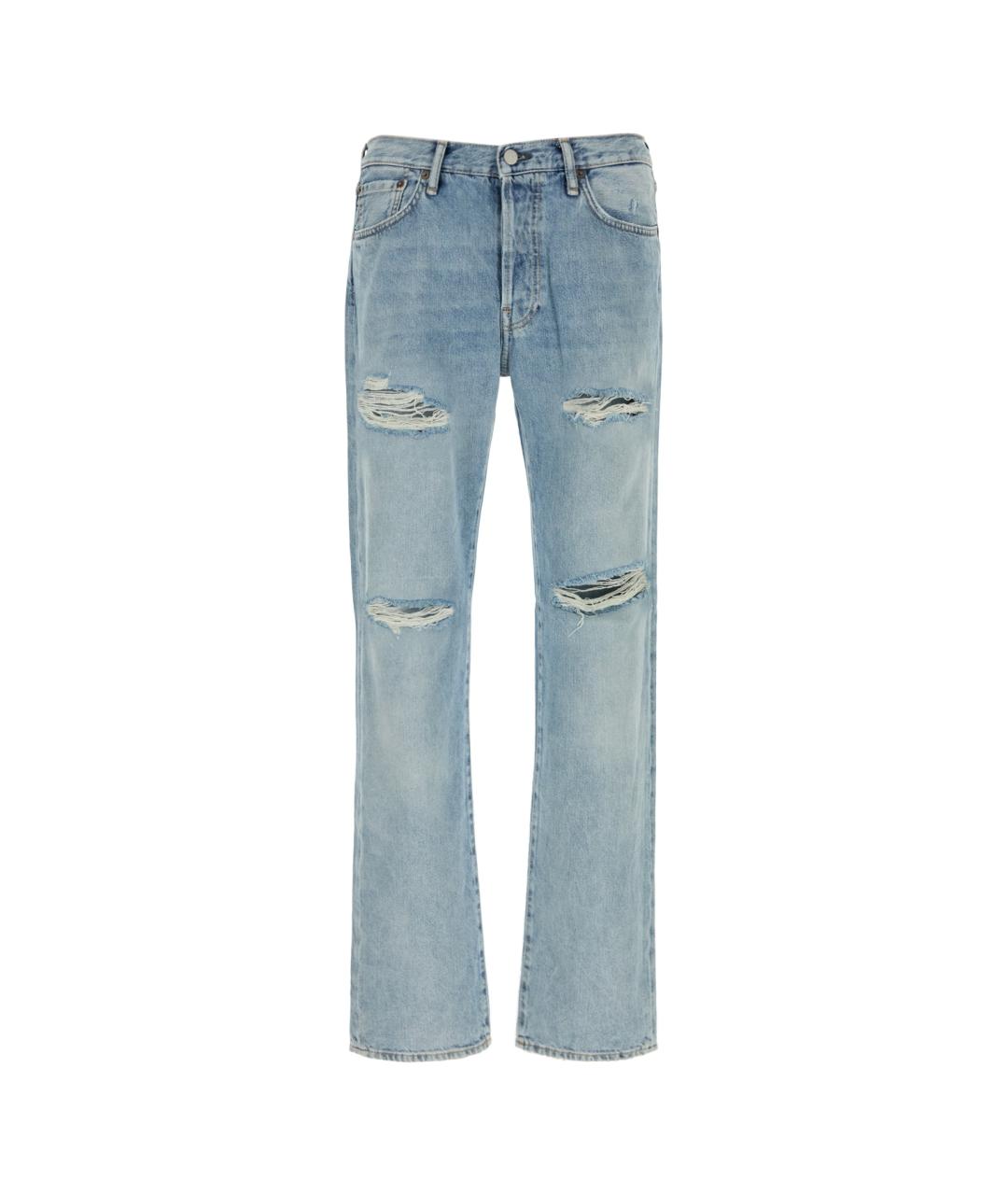 ACNE STUDIOS Синие прямые джинсы, фото 1