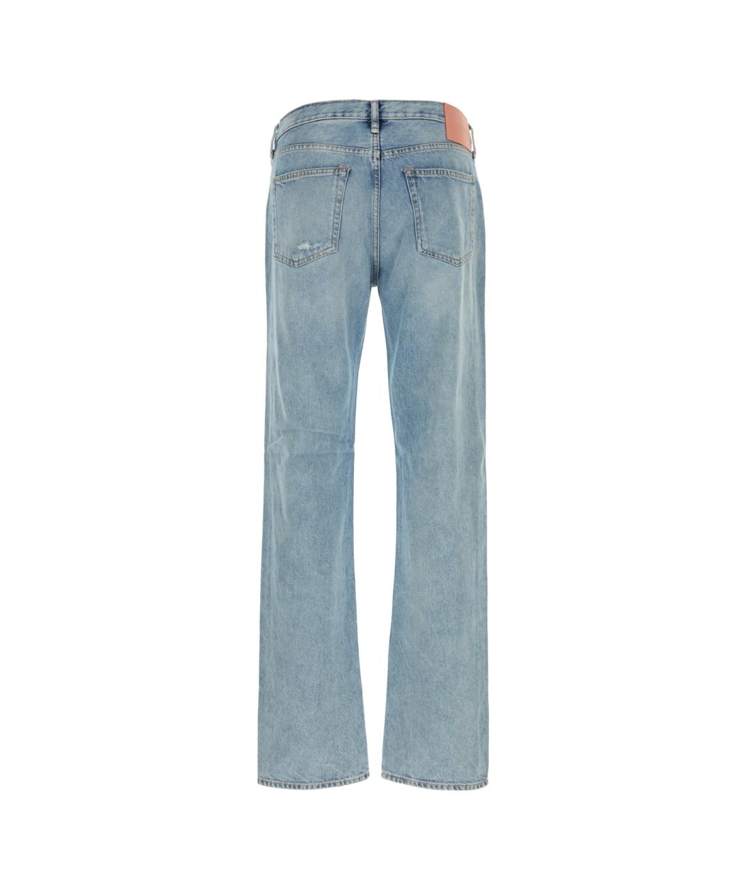 ACNE STUDIOS Синие прямые джинсы, фото 2