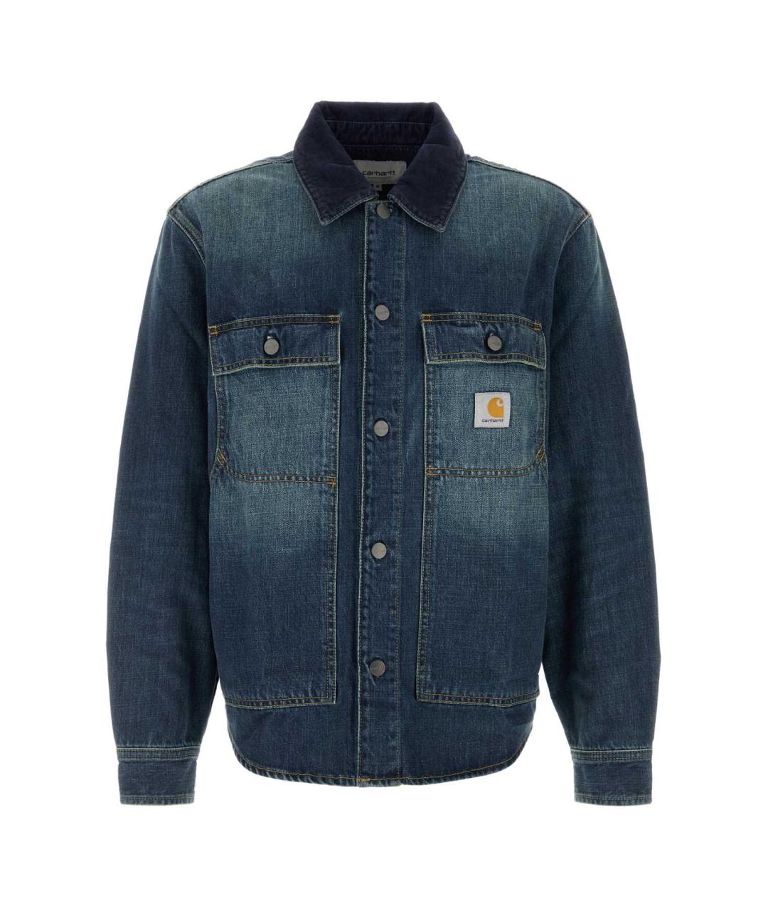CARHARTT WIP Синяя хлопковая куртка, фото 1