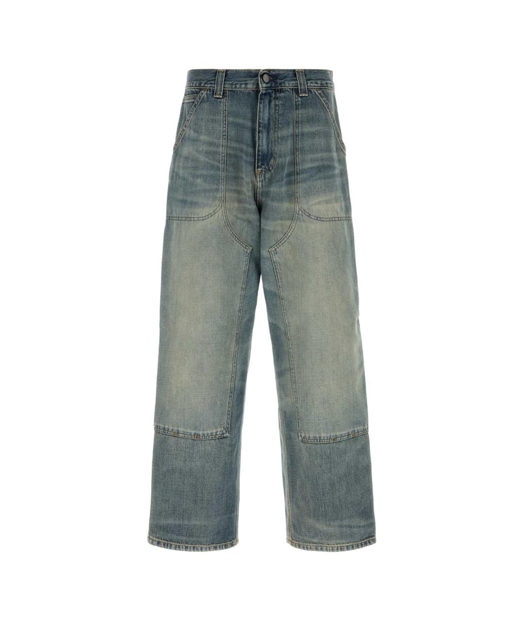 CARHARTT WIP Синие хлопковые повседневные брюки, фото 1