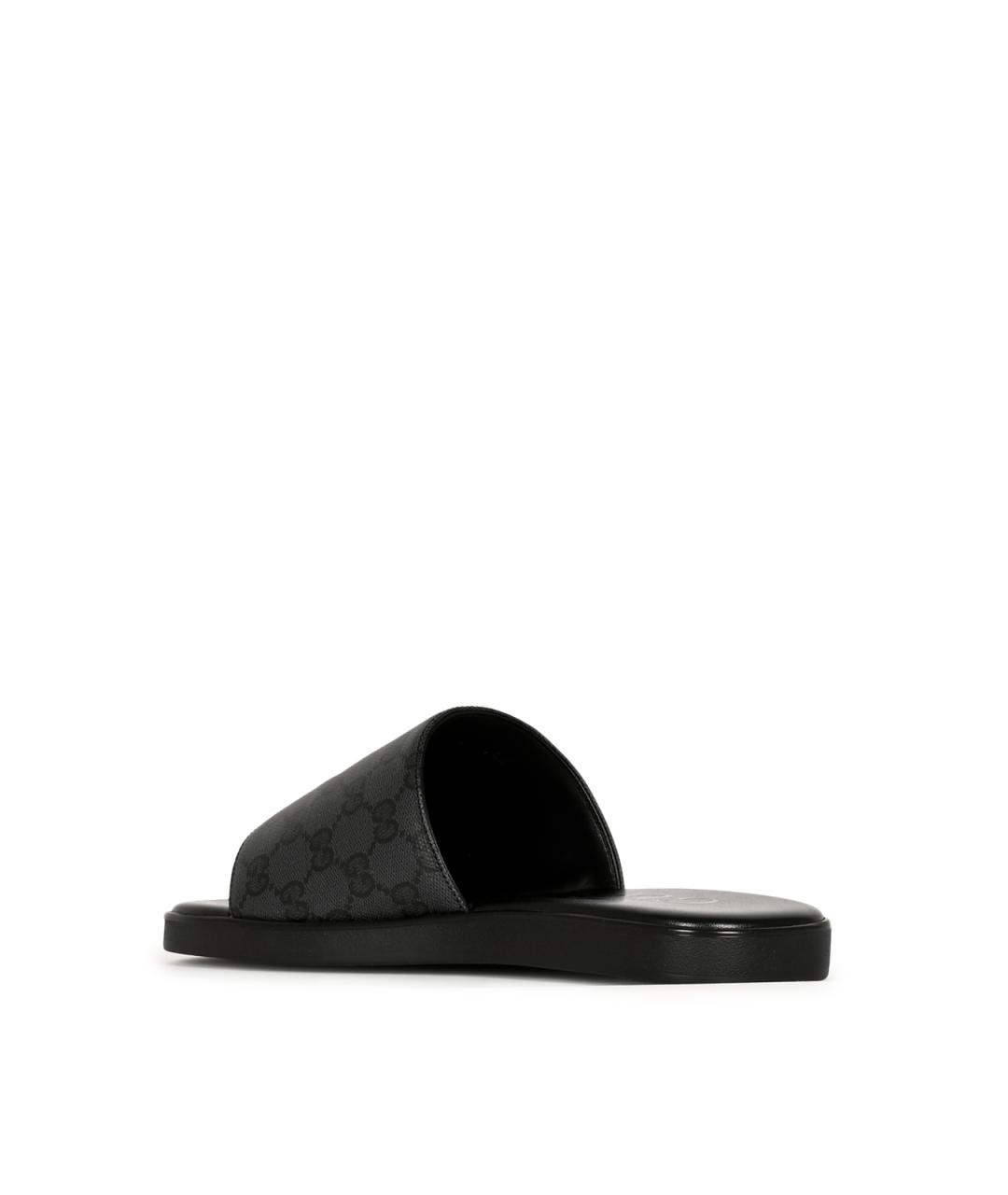 GUCCI Черные шлепанцы, фото 3